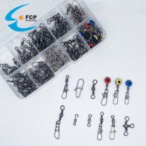 115Pcs Fishing Swivels for All Your Fishing Needs