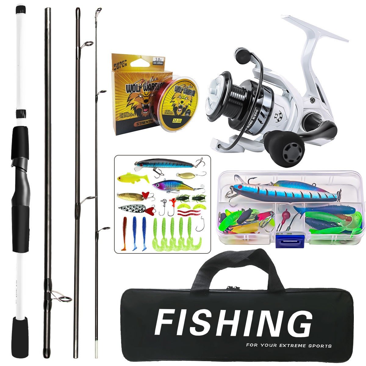 Complete Fishing Rod Combo Set