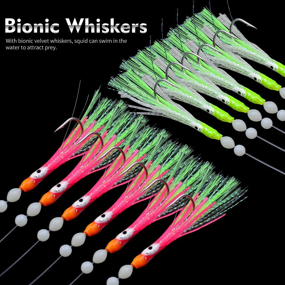 Bionic Luminous Squid Sabiki Rig - Image 3