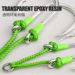 High-Strength UV Saltwater Fishing Hooks